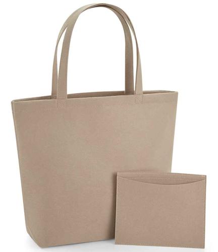 BagBase Felt Shopper - SAN - ONE